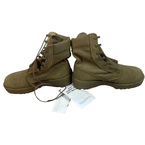 Vibram Hot Weather Coyote combat Boots • NWT • Size 5R - Picture 1 of 7